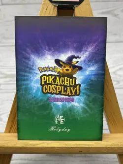Pikachu as Kirby's Adventure Lazer Holo Non- Pokemon Fan Art Holyday Edition - Image 4