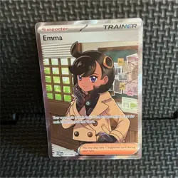 Emma 107/086 Pokemon Trainer-Supporter Chaos Rising Holo Full Art - Image 1