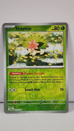 Shaymin 010/182 Reverse Holo Destined Rivals Pokemon LP - Image 1