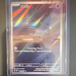 The Pokemon Company Cleffa 202/197 SV03 Obsidian Flames IR Full Art Holo EN - Image 1