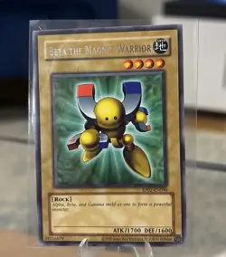 Yugioh Beta The Magnet Warrior RP02-EN090 Rare NM Retro Pack 2 Reprint Unlimited - Image 1
