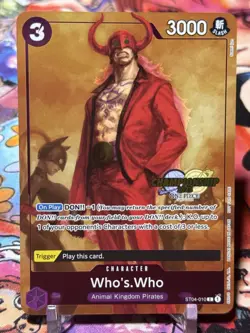 WHO'S WHO - One Piece ST04-010 - PROMO CS Champion Series 2023 Celebration Pack - Image 1
