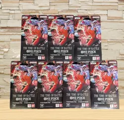 One Piece The Time Of Battle OP16 Sleeved Booster Packs Lot Of 7 - Image 1