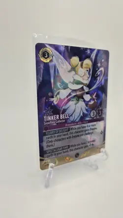Tinker Bell Snowflake Collector Lorcana Top 8 Set Champ Foil Promo Winterspell - Image 2