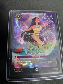 Disney Lorcana - Colors of the Wind - ENCHANTED - Winterspell 228/204 - Image 1