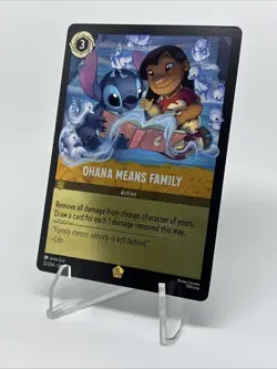 Ohana Means Family 32/204 Winterspell Cold Foil Disney Lorcana - Image 1