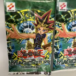 2 packs Yu-Gi-Oh Magic Ruler Booster Pack Sealed Konami Square Logo 1996 New 53334282192 - Image 2