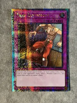 Trap Dustshoot MISPRINT Quarter Century Secret Rare RA04-EN121 Yu-Gi-Oh! - Image 1