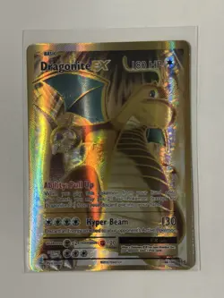 Pokemon TCG XY Evolutions Full Art Ultra Rare Holo Card #106/108 Dragonite EX NM - Image 1