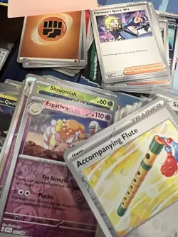 Pokemon Card Lot 50 Official TCG Cards Ultra Rare Included EX GX V MEGA + HOLOS - Image 5