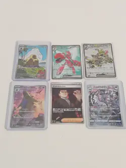 Pokemon Japanese Tyranitar AR/Scizor SR/AR Rare/Full Art Holo Cards - Image 1