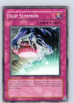 Yu-Gi-Oh TCG Slip Summon SOVR-EN063 Unlimited Regular Common Card NM - Image 1