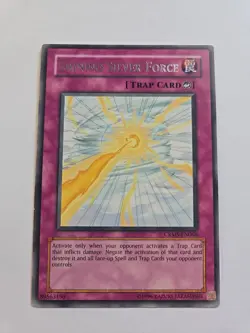 Yu-Gi-Oh! Shining Silver Force CRMS-EN066 Rare Silver Text Trap Card - Image 1