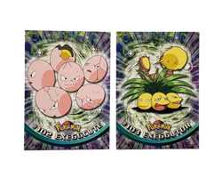 Pokemon Topps TV Animation Series 2 Exeggcute #102 Exeggutor #103 WOTC 2000 - Image 1