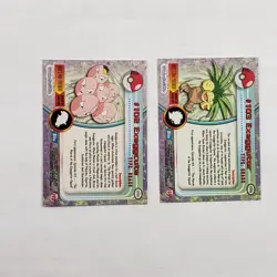 Pokemon Topps TV Animation Series 2 Exeggcute #102 Exeggutor #103 WOTC 2000 - Image 3