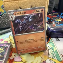 Ceruledge 014 MEP Promo Stamped Phantasmal Flames Pokemon TCG - SEALED DECK - Image 4