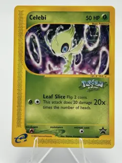 Celebi 50/53 Wotc Promo Regular Pokemon TCG Vintage Stamped - Image 1