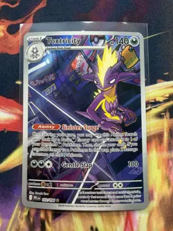 Toxtricity 103/094 Illustration Rare Phantasmal Flames Pokemon Near Mint - Image 1