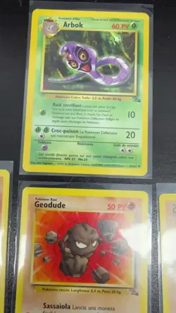 Vintage Italian Pokemon Card Fossil Lot 16 Cards - Excellent Condition - NM - Image 2
