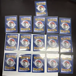 Vintage Italian Pokemon Card Fossil Lot 16 Cards - Excellent Condition - NM - Image 3