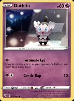 Gothita #73/189 - Common - Pokemon Darkness Ablaze 2020 - Near Mint - Image 1