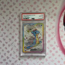 2024 Pokemon TCG Lapras ex 158/142 UR - Stellar Crown - PSA 10 (GEM MINT) - Image 1
