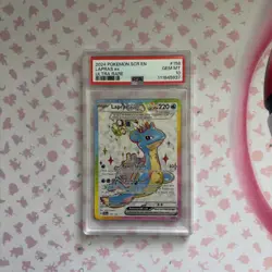 2024 Pokemon TCG Lapras ex 158/142 UR - Stellar Crown - PSA 10 (GEM MINT) - Image 2