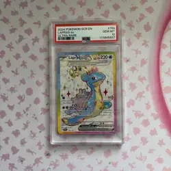 2024 Pokemon TCG Lapras ex 158/142 UR - Stellar Crown - PSA 10 (GEM MINT) - Image 4