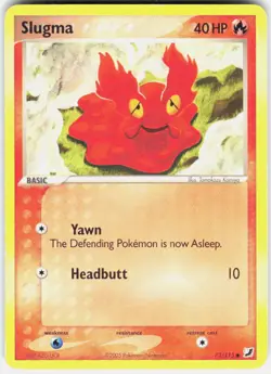 Slugma 73/115 Common Unseen Forces Pokemon LP - Image 1