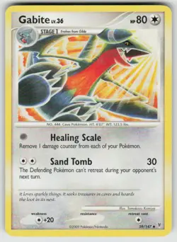 Gabite 59/147 Uncommon Supreme Victors Pokemon Moderately Played - Image 1