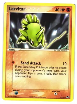 Pokemon TCG Larvitar 11/17 Common POP Series 1 NM - Image 1