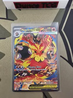 Pokemon TCG Ascended Heroes Mega Emboar EX SIR 273/217 Near Mint - Image 1