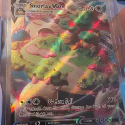 Pokemon Snorlax VMAX 142/202 Sword & Shield Ultra Rare Full Art Holo - Image 2