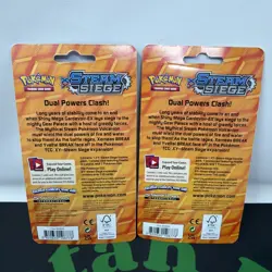 Pokemon XY Steam Siege Blister Pack Lot Lucario Floette Promo W/ Mew Coin - Image 4