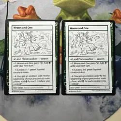 2x Wrenn and One- Mystery Booster 2- Playtest Cards- NM- Magic The Gathering MTG - Image 1