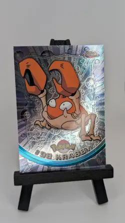 2000 Topps Chrome Pokemon Krabby #98 TV Animation Series 2 Holo Foil Nintendo - Image 1