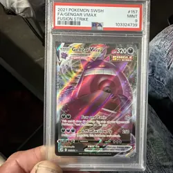 PSA 9 Gengar VMAX Full Art 157/264 Fusion Strike Pokemon 2021 - Image 2