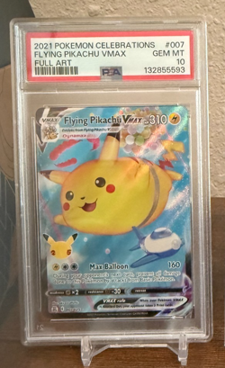 Pokemon - Celebrations - Flying Pikachu VMAX 007 PSA 10 - Image 1