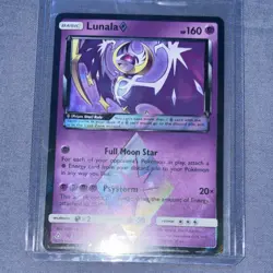 Pokemon Lunala Prism Star Sm-Ultra Prism 62/156 Prism Rare Holo 160 HP English - Image 1