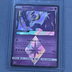 Pokemon Lunala Prism Star Sm-Ultra Prism 62/156 Prism Rare Holo 160 HP English - Image 2