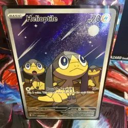 Helioptile 143/132 Me01: Mega Evolution Holo Pokemon TCG - NM - Image 1