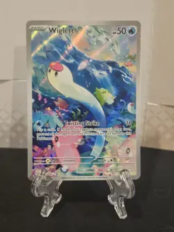 Wiglett 206/198 SV01: Scarlet & Violet Base Set Holo Illustration Rare Pokemon - Image 1