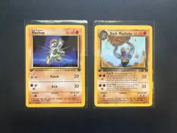 Pokemon TCG Team Rocket 1st Edition Set of 3 Evolution WOTC Dark Machamp NM/LP - Image 2