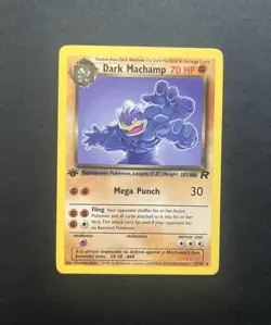 Pokemon TCG Team Rocket 1st Edition Set of 3 Evolution WOTC Dark Machamp NM/LP - Image 4