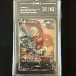 Charizard V #154 TAG 10 • Pokemon Brilliant Stars Alt Art - Image 1
