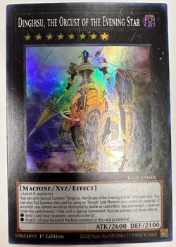 Yugioh! Dingirsu, The Orcust of the Evening Star- Super Rare - RA01-EN040 - NM/M - Image 1
