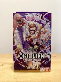 ONE PIECE TCG: GEAR5 STARTER DECK EX 21 (ST-21) FACTORY SEALED/ENGLISH - Image 1
