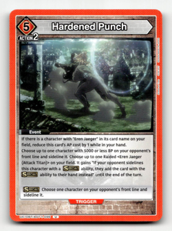 Union Arena Hardened Punch - UE10BT: Attack on Titan - Image 1