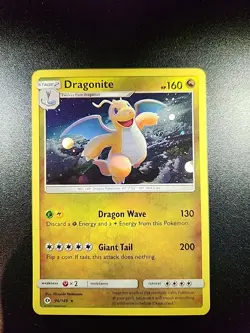 Pokemon Card TCG - Dragonite 96/149 Cosmos Holo Exclusive Sun & Moon Near Mint - Image 1