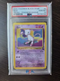 MEW - Promo - #8 - Rare - Pokemon Card - PSA 10 GEM MINT - Image 2
